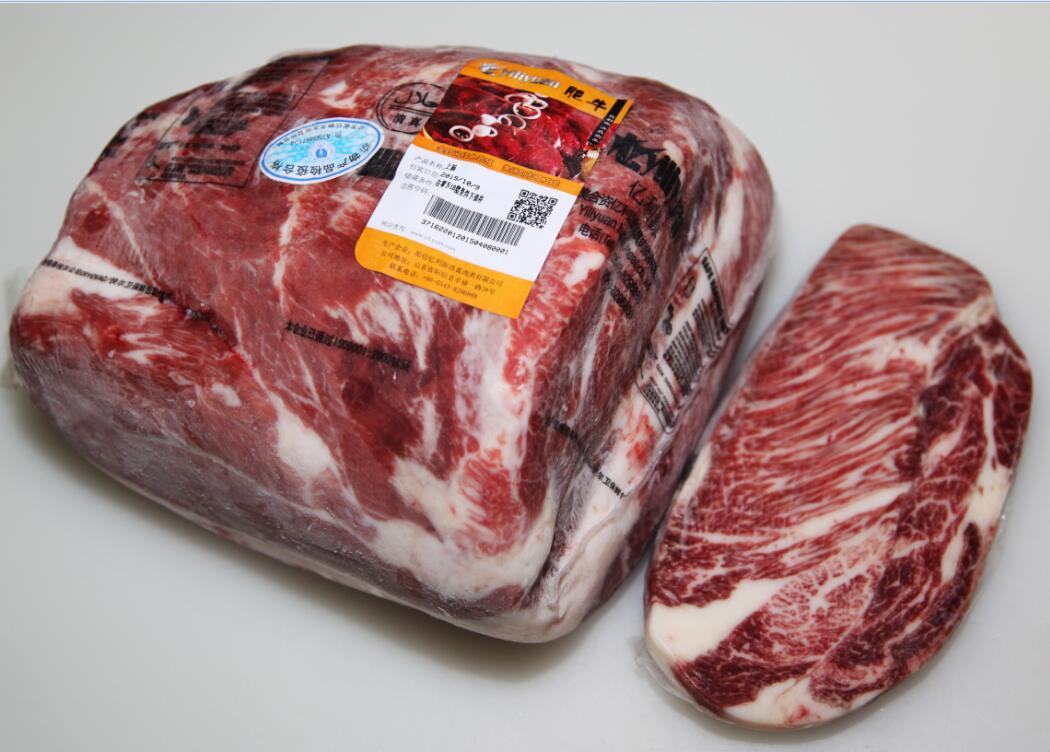 雪花牛肉之上脑